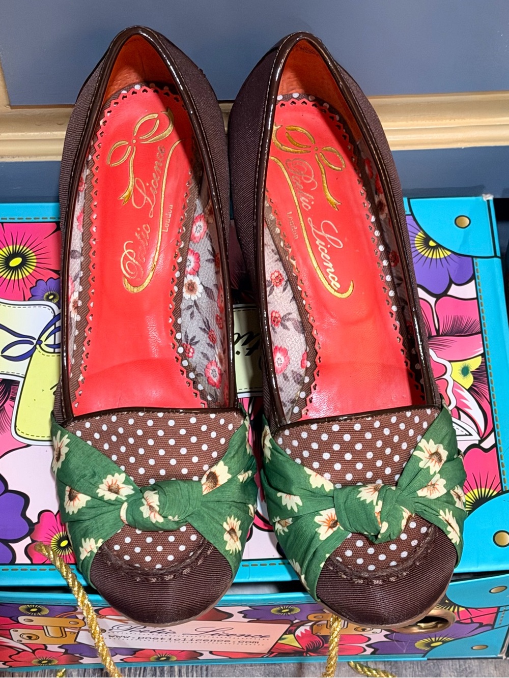 Poetic License Three pairs of wedge heels in Various Colors. All for one price.